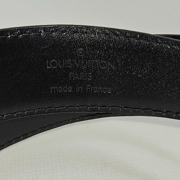 Louis Vuitton Ceinture Gold Buckle Epi Leather Belt - Picture 6 of 9